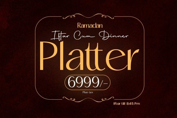 Lahore ramdan platter