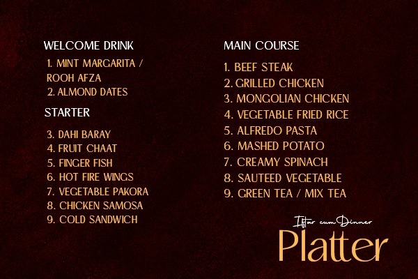 lahore ramadan platter