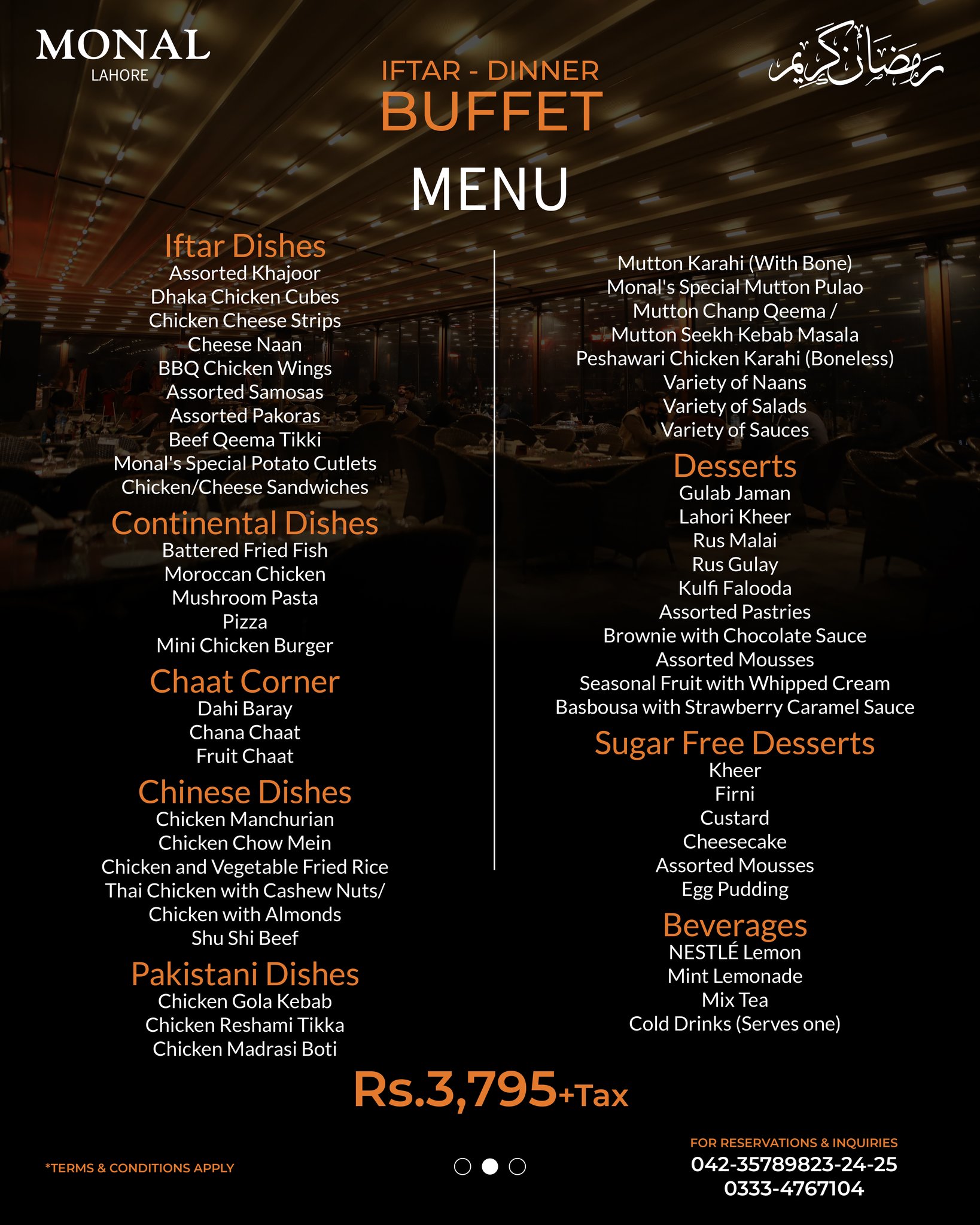 monal iftar