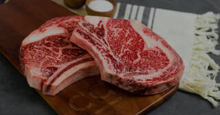 Ribeye is renowned for its abundant marbling and succulent taste.