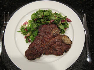 T-bone steak, the porterhouse is a generously sized cut that combines both the tenderloin and the strip steak.