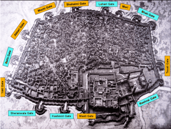 Importance of 13 Gates of Lahore Gates